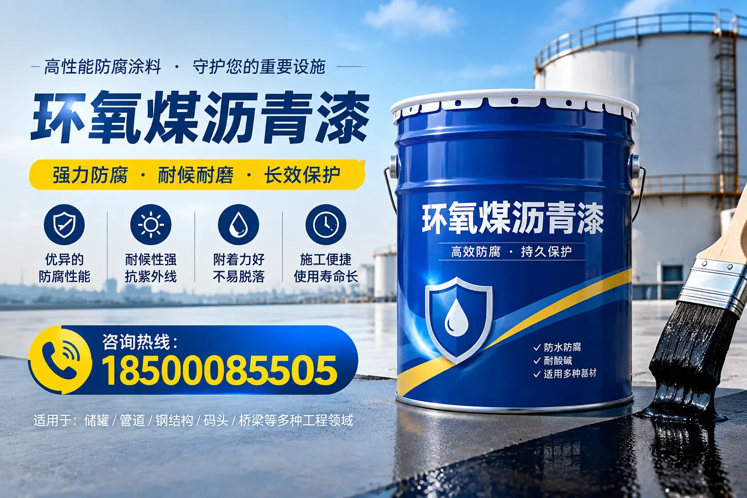 环氧煤沥青漆施工注意事项，确保聊城项目顺利进行